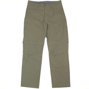 Eddie Bauer Nylon Convertible Tech Hiking Travel Pants Men’s Size 32 x 30